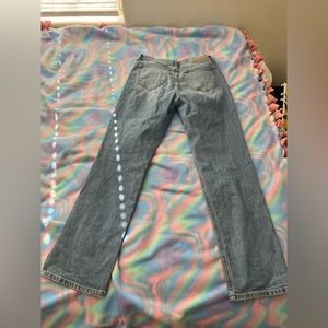 High waisted flare jeans